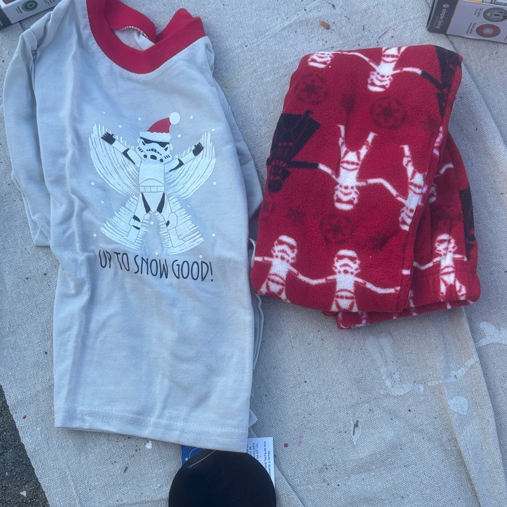 Star Wars Kids Pajama Set - Red and White